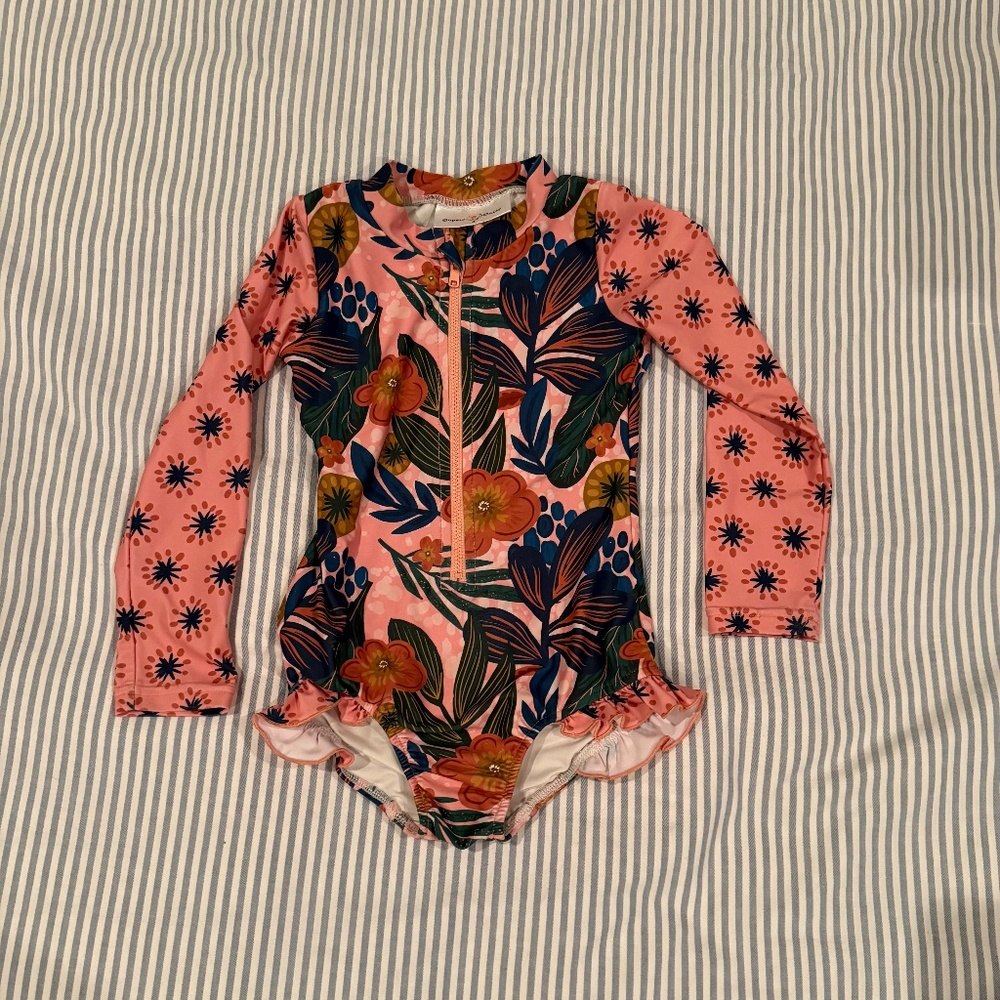Oopsie Daisy Rashguard Swimsuit (4y)